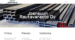Desktop Screenshot of joensuunrautavarasto.fi